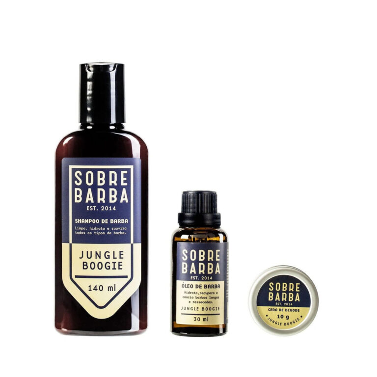 Kit Sobrebarba – Shampoo, Óleo de Barba e C