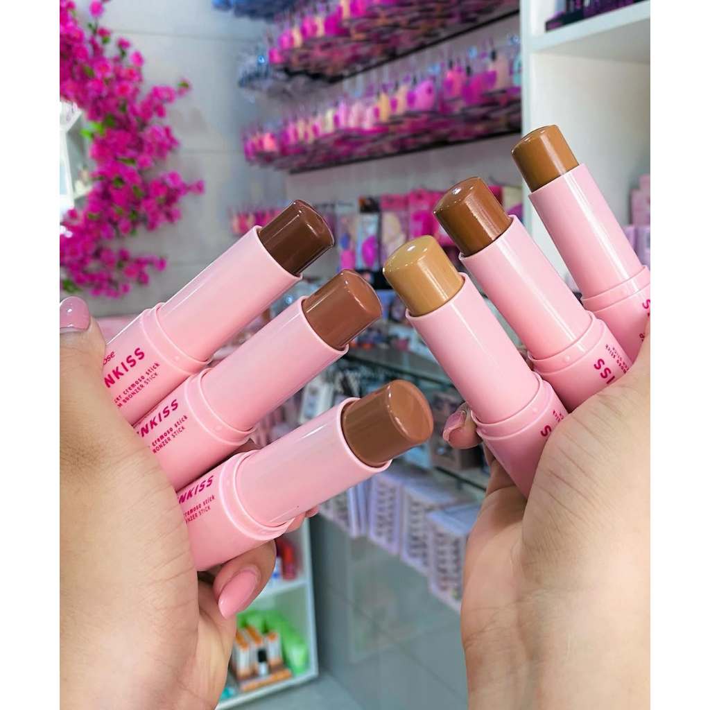 Contorno Cremoso Bronzer Stick Bastão Sunkiss Ruby Rose Linha Rosa Lançamento