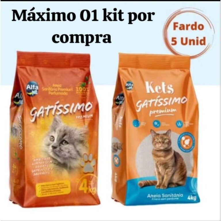 Kit 5un. Areia Sanitária Higiênica Para Gatos An