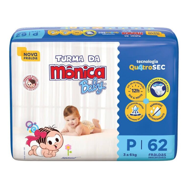 Fralda Monica Mega – Escolha o tamanho