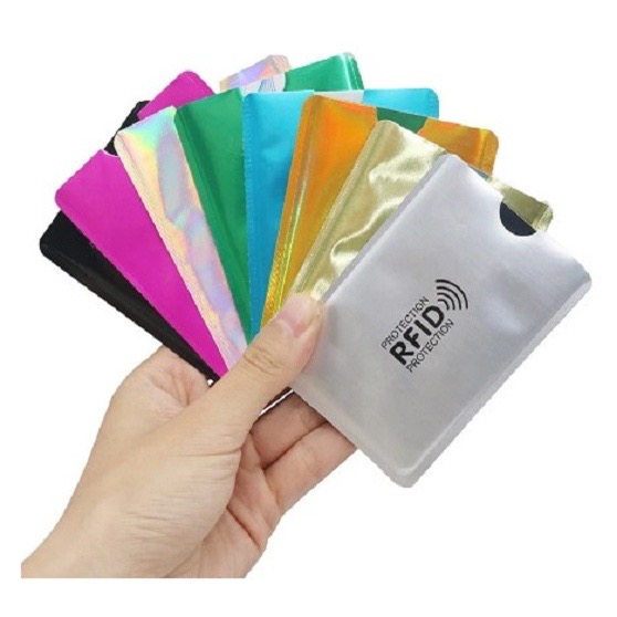 KIT 10/ 5 Porta Cartão com Proteção de Aproxima