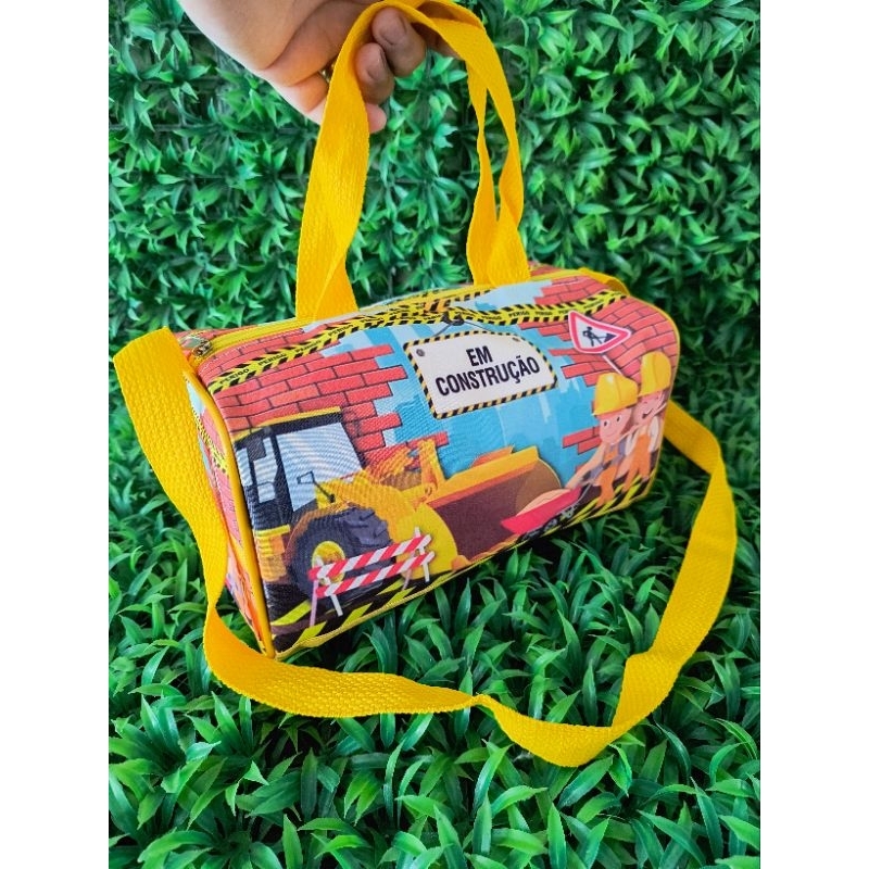 kit de mini mala personalizado para lembrancinha de festa