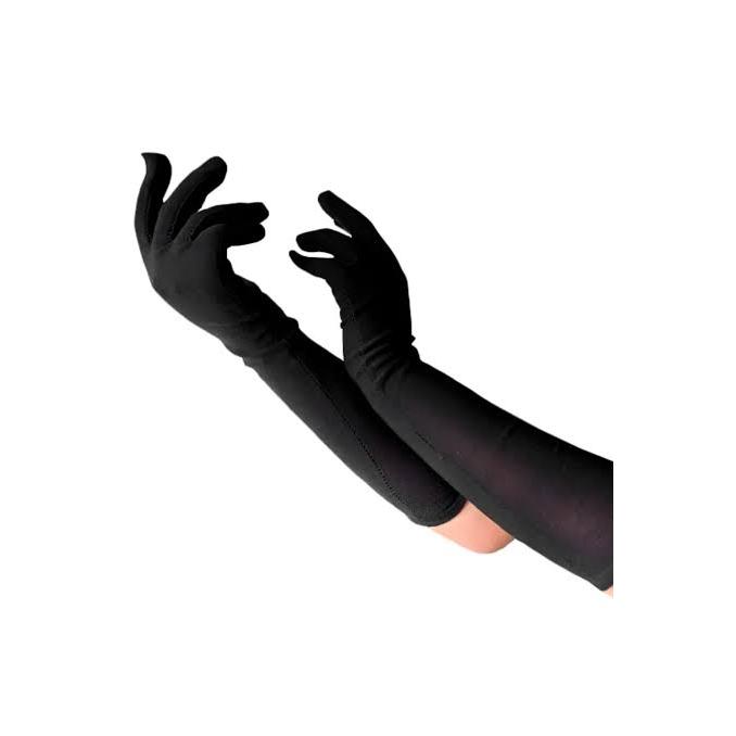 1 Par de Luvas Longas para Festa Fantasia