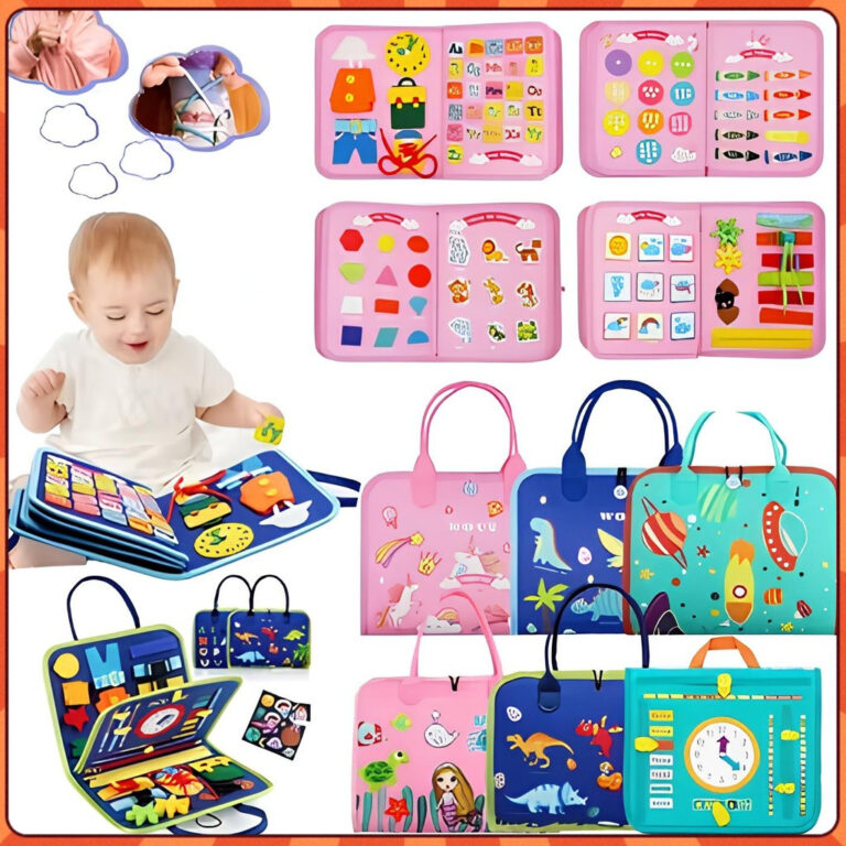 Maleta Educativa Montessori 6 Paginas Sensorial Me