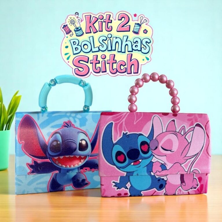 Kit 2 Bolsinhas Infantis Estilo Blogueirinha Fofa