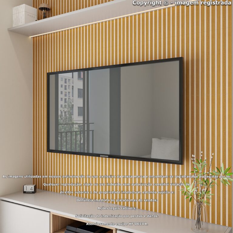 Kit 50 Placas Ripadas Painel Ripado de Madeira par