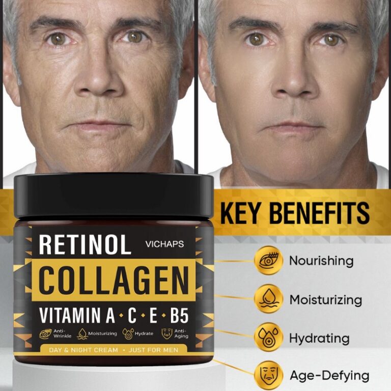 Colágeno E Creme Retinol-Hidratante Facial Anti E