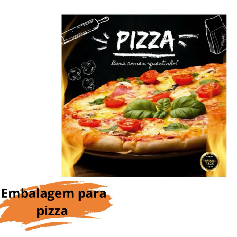 Embalagem termica para delivery de pizza 100 unida