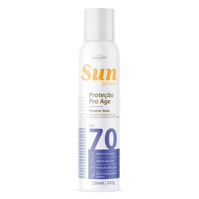 Protetor Solar Spray Aerosol Sun Prime FPS 70 My H