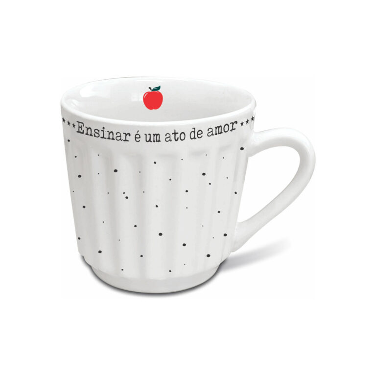 Caneca Canelada 150 ml Presente Dia dos Professore