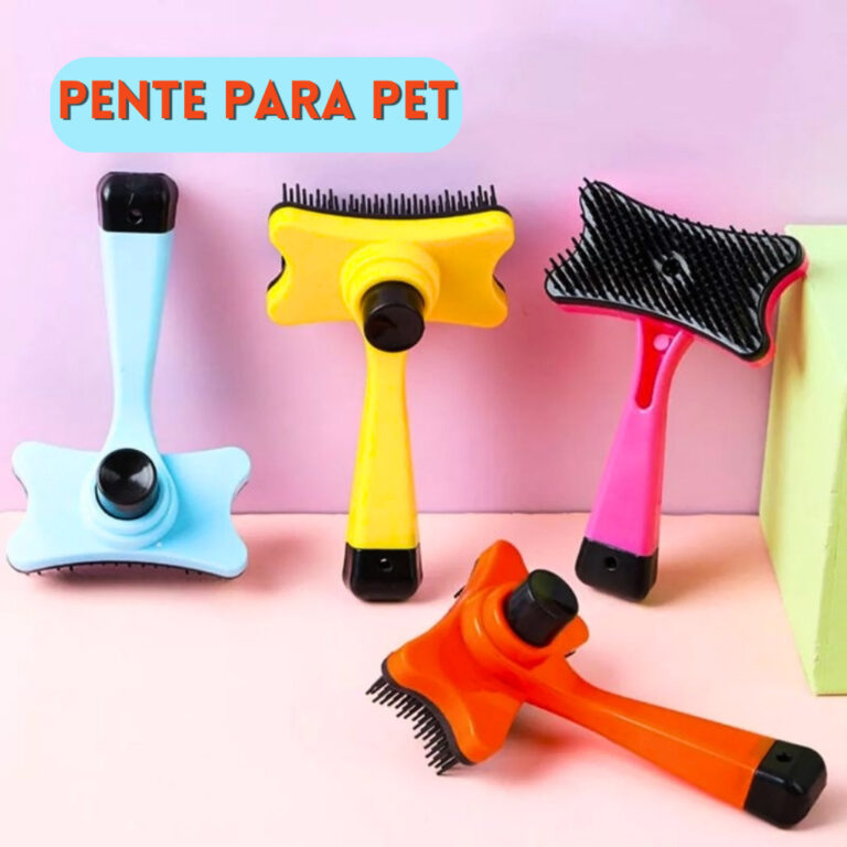 KIT 3 PCS Escova Removedora de Pelos Para Gatos Ca