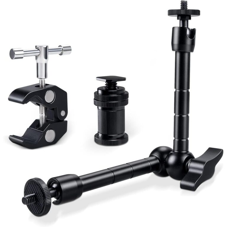 Braço mágico articulado de alumínio com braçad