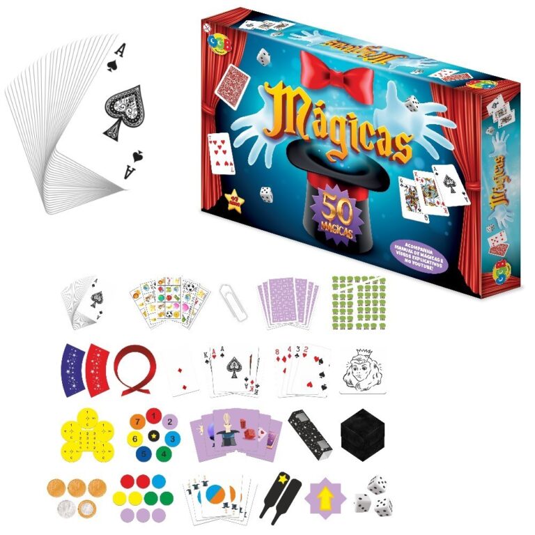 Jogo De Mágicas 50 Truques Com Acessorios Divers�