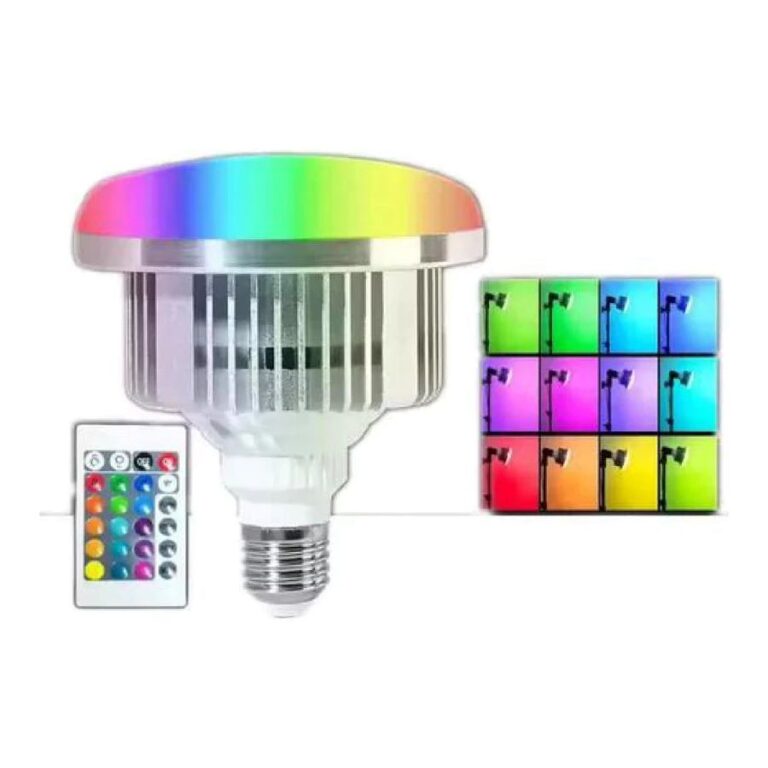 kit2 Lâmpada Led Rgb 16 Cores Bivolt Bulbo 80w Co