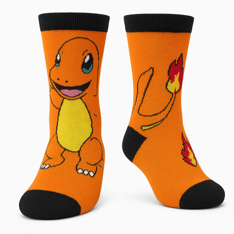 Meia Divertida de Personagem Cano Alto Unissex Est