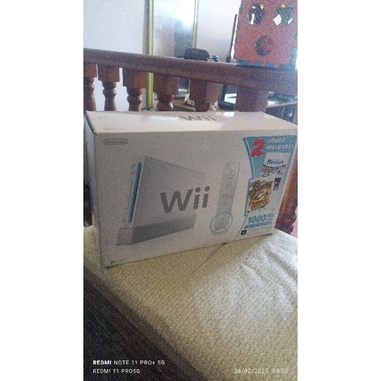 Console Nintendo Wii Usado com caixa Número de S