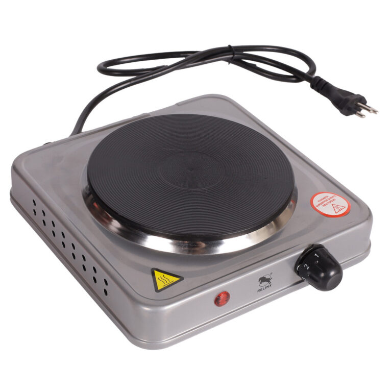Fogareiro Elétrico 1 Boca Cooktop 5 Temperaturas 