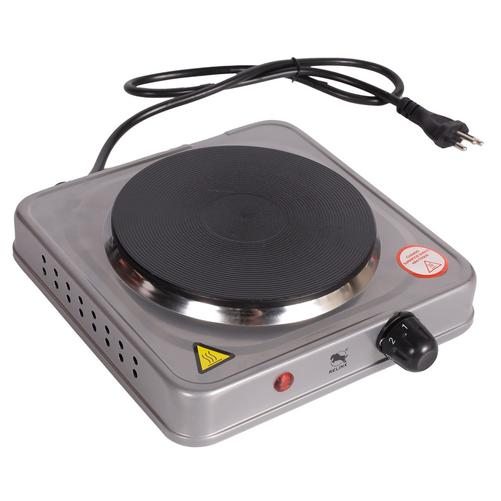 Fogareiro Elétrico 1 Boca Cooktop 5 Temperaturas 127V