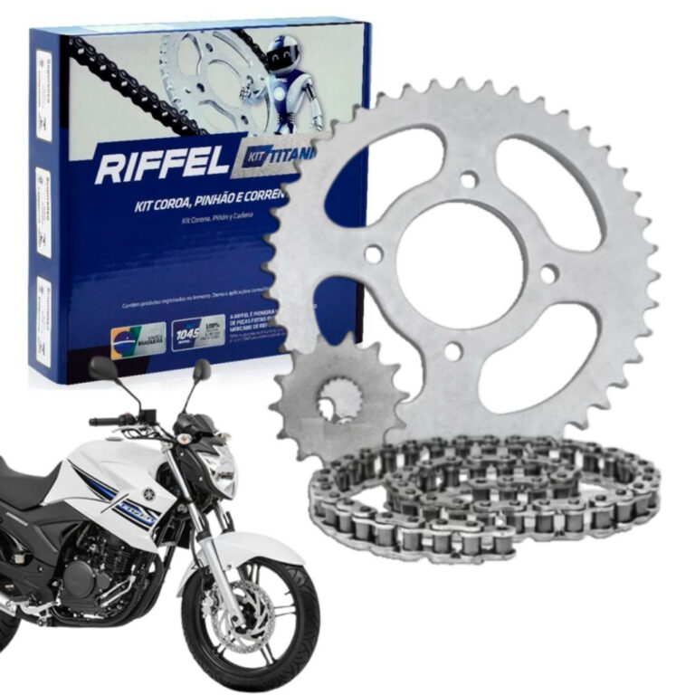 Kit Relacao Tração Transmissão Yamaha Fazer 250