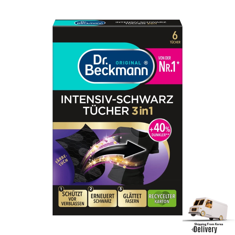 Dr Beckmann Panos Pretos Intensivos Para Fibras Pretas E Lisas Intensas 8 Folhas