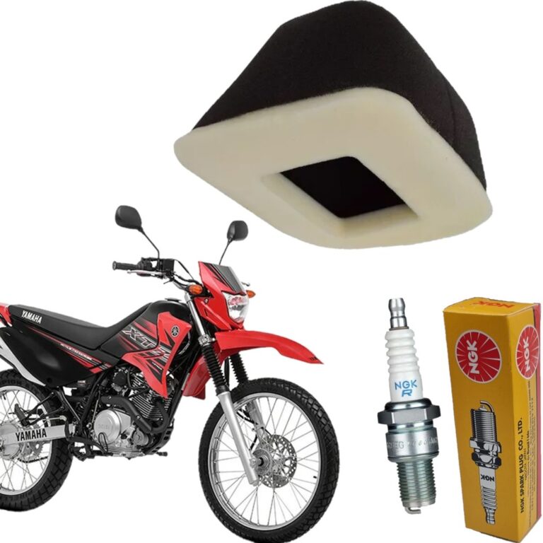 KIT VELA IGNIÇÃO + FILTRO DE AR XTZ 125 XTZ125 (