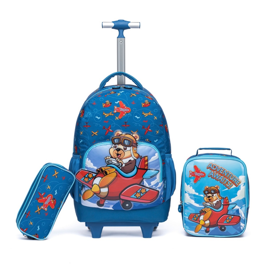 Mochila Infantil Bolsa Grande Resistente Lancheira Estojo Escolar
