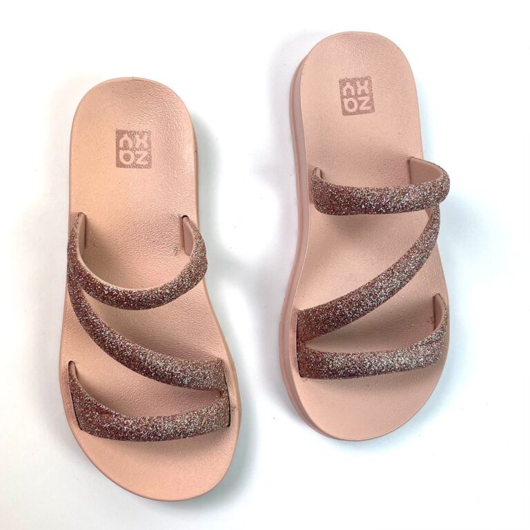 TAMANCO ZAXY GLITTER INFANTIL NUDE CLARO