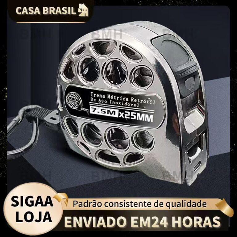 Fita métrica de aço inoxidável lavável e resis