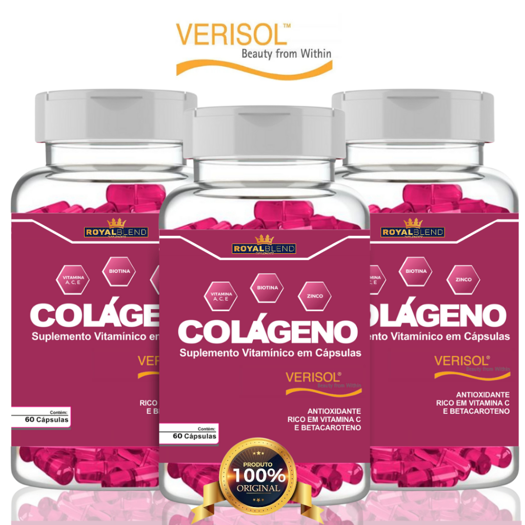 Colágeno Verisol – Cabelos – Unhas- Pele e Articulações