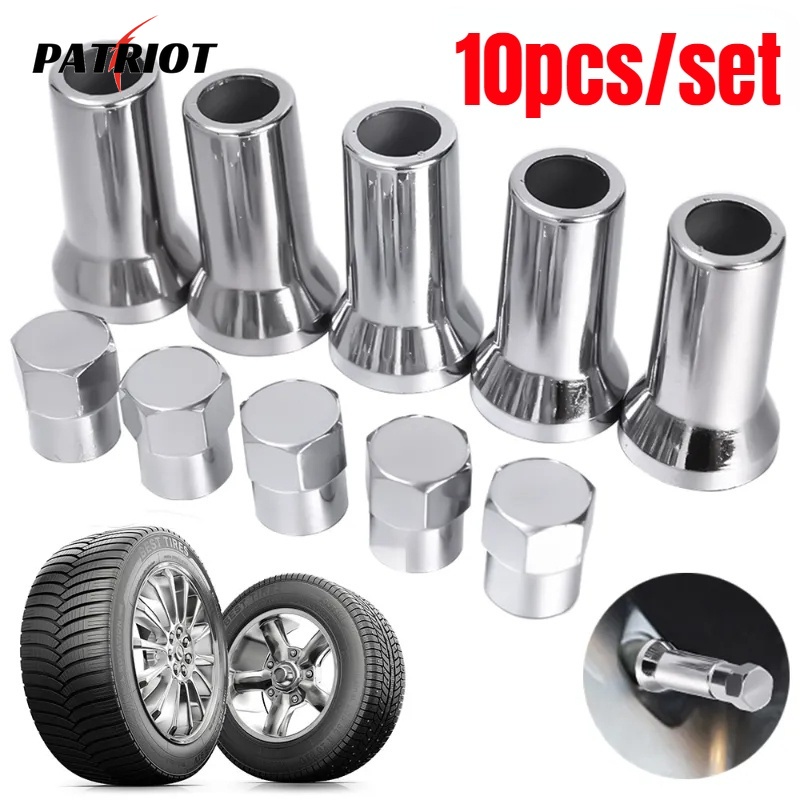 10Pcs/Set Tampas De Manga Da Haste Válvula Do Pneu Roda/Peças Para Pneus De Motocicletas/TR414AC Con