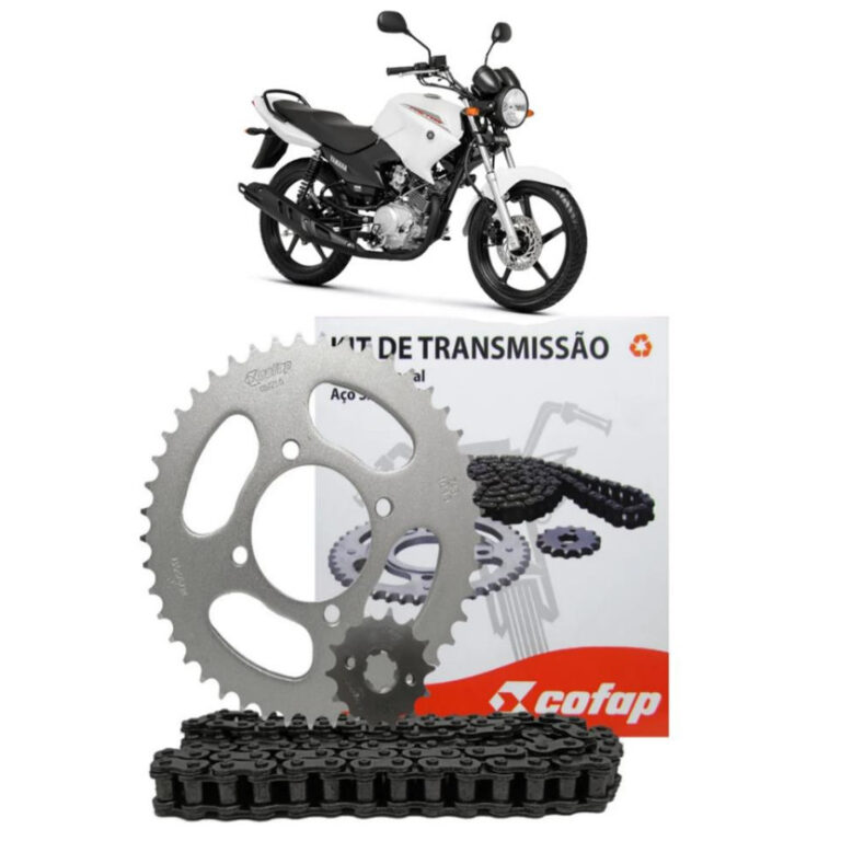 Kit Relação Transmissão Tração Yamaha Ybr Fac