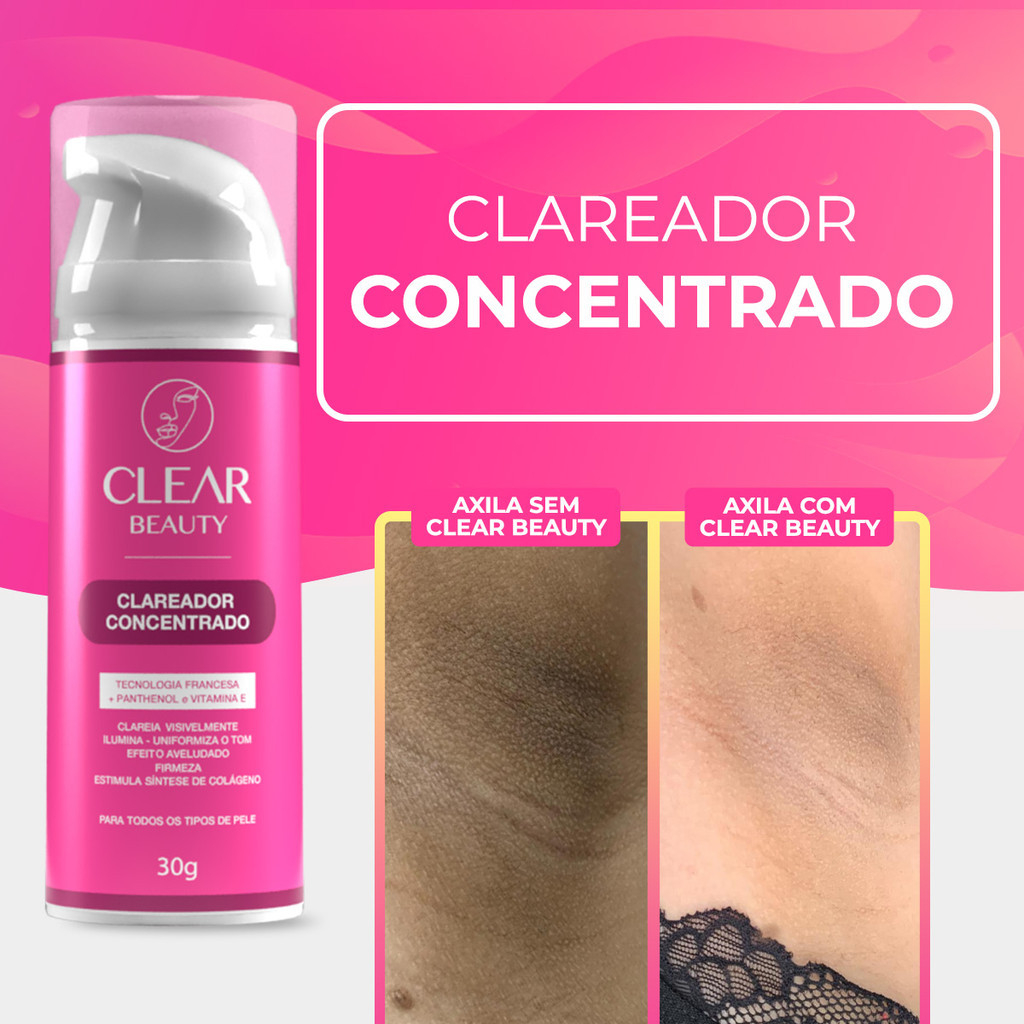 Clareador De Axilas e Virilhas – Clear Beauty