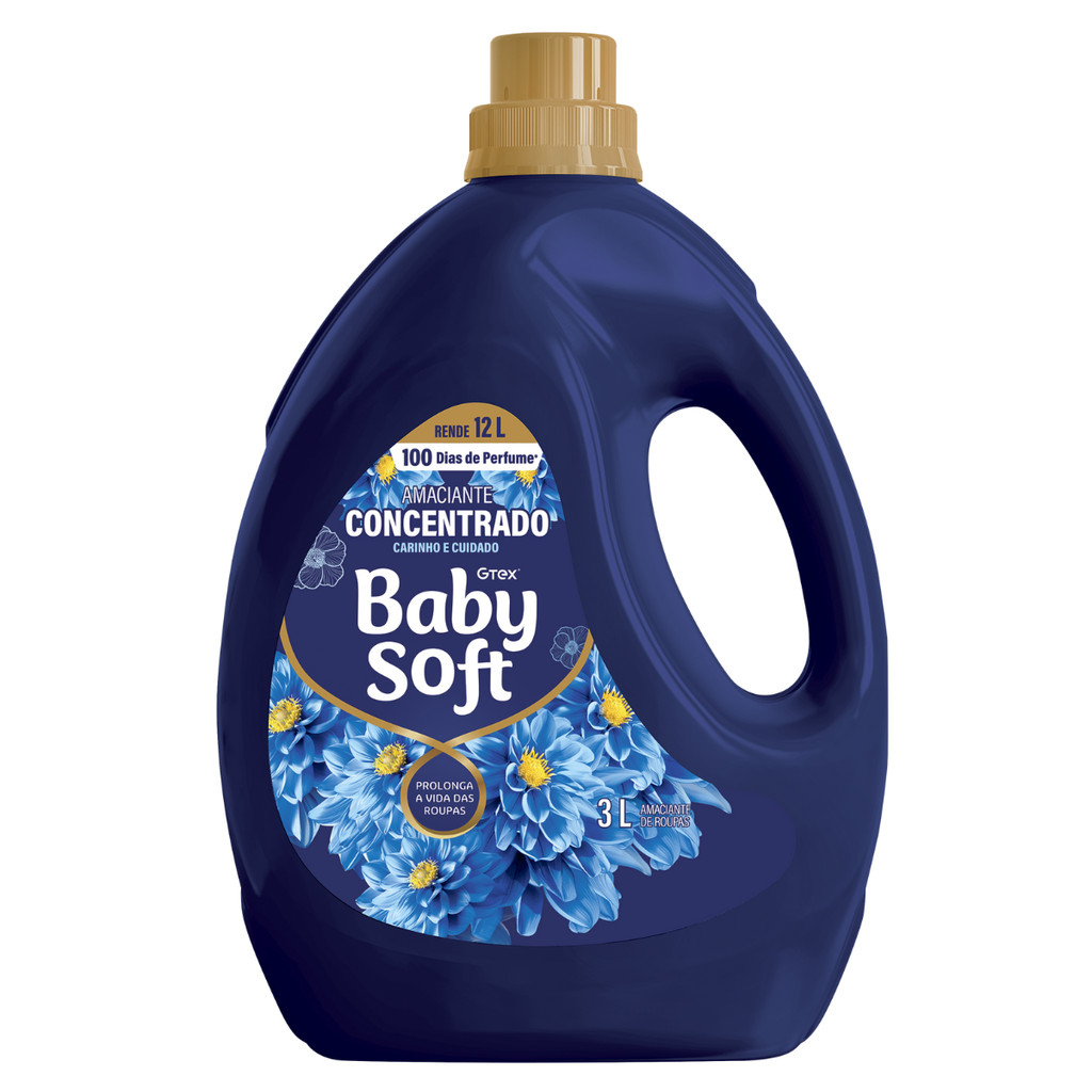 Amaciante Concentrado Baby Soft Carinho e Cuidado – 3L