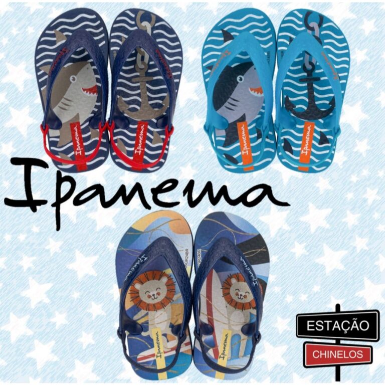 Chinelo Baby Masculino Ipanema Kids com elastico &