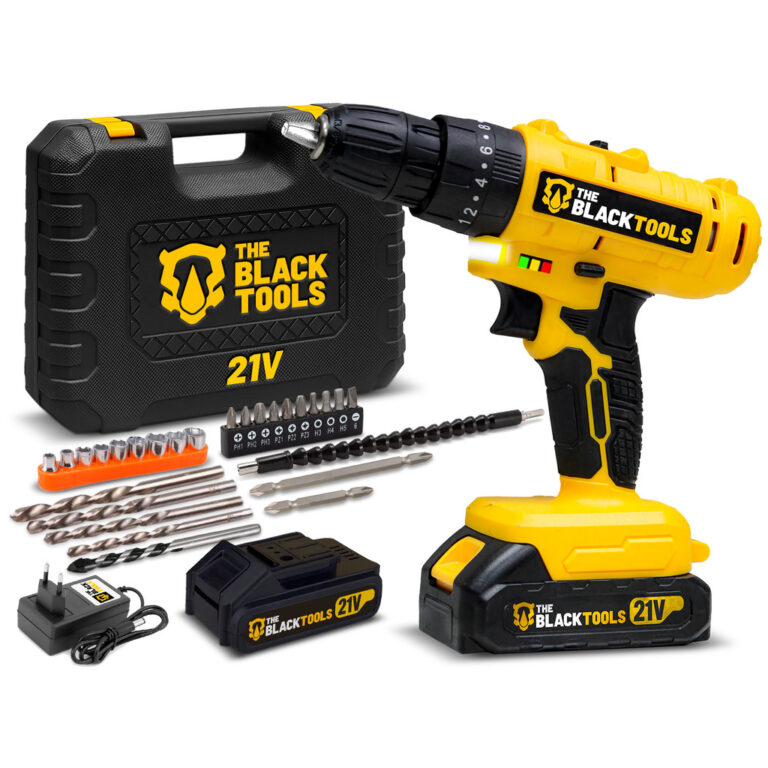 Parafusadeira E Furadeira De Impacto 3/8 The Black