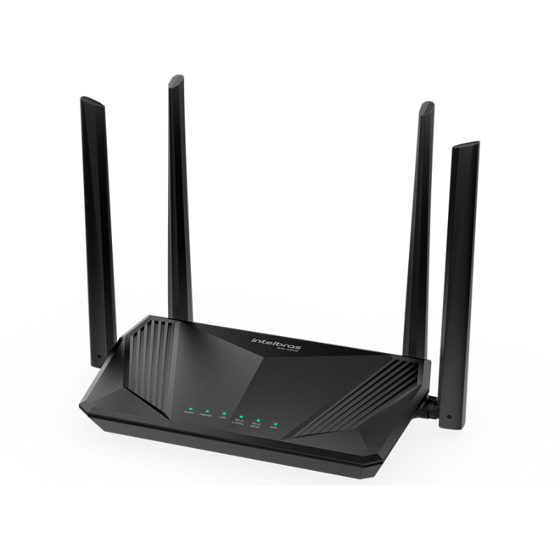 Roteador Intelbras W6-1500 Wi-Fi 6 Dual Band 2,4GHz/5GHz Preto