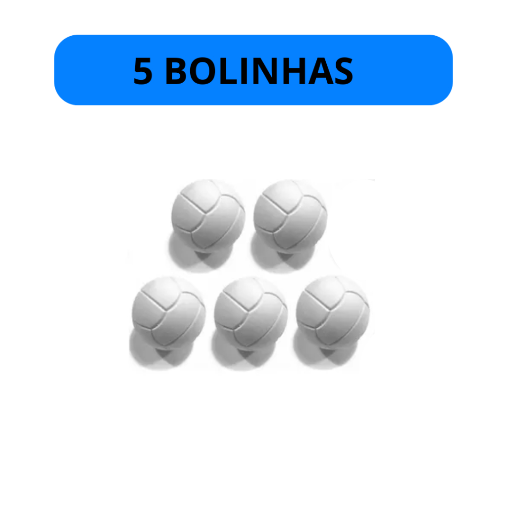 Bolinha Pebolim Totó Fla Flu Pacau 20 Unidades