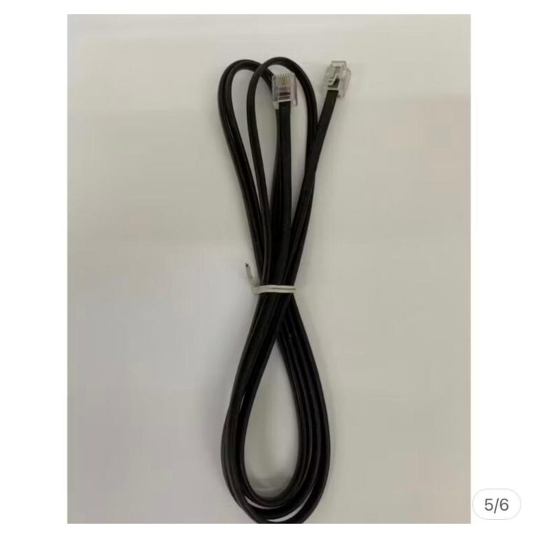 CABO DE TELEFONE 1,5 METROS RJ11COR PRETO