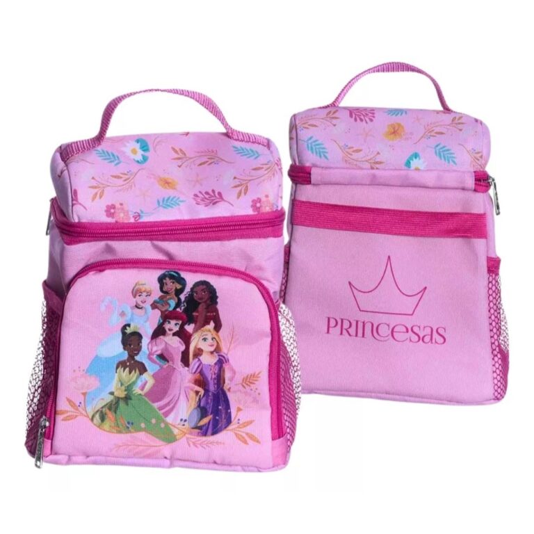 Lancheira Térmica 2 Compartimentos Princesas Disn