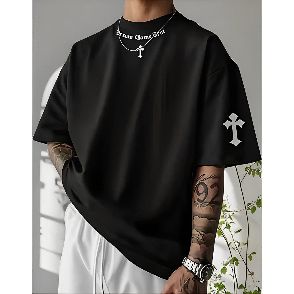 Camiseta Oversized Despojada Streetwear Urbano 100% Algodão