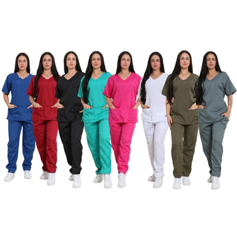 Pijama Cirúrgico Feminino Scrub Hospitalar – Unissex Atacado