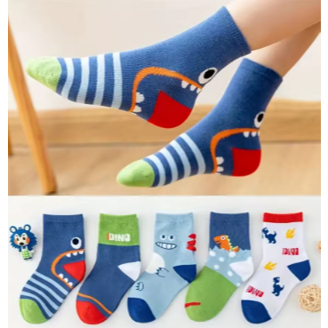 Kit Pares de Meias Masculino Infantil e Bebê Meni