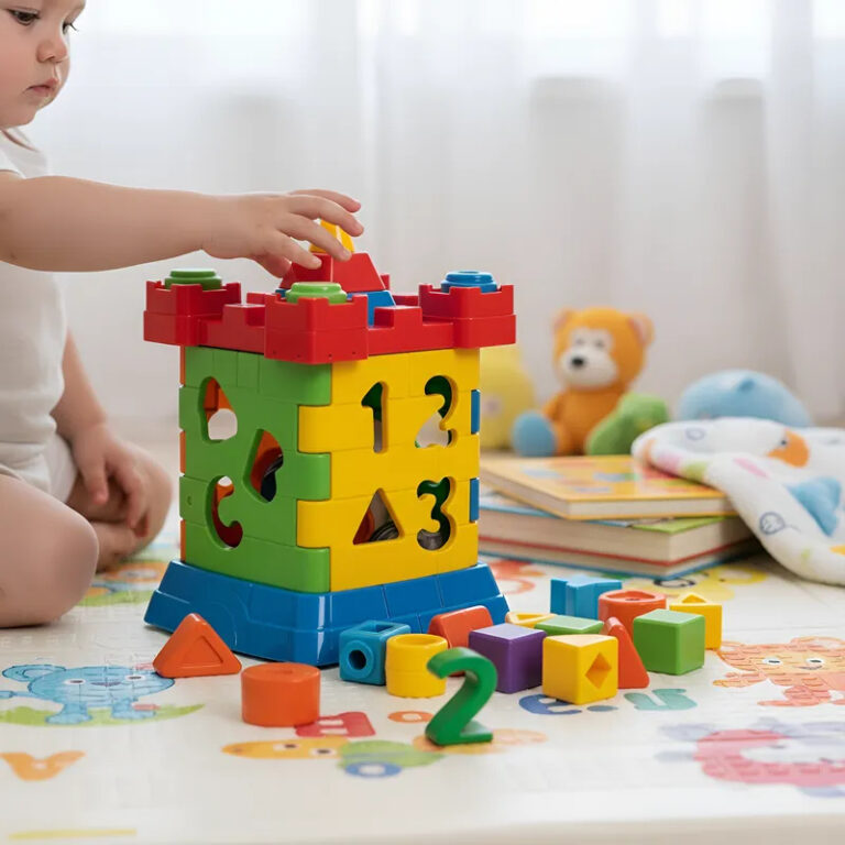 Brinquedo Educativo Castelinho de Montar Com Letra