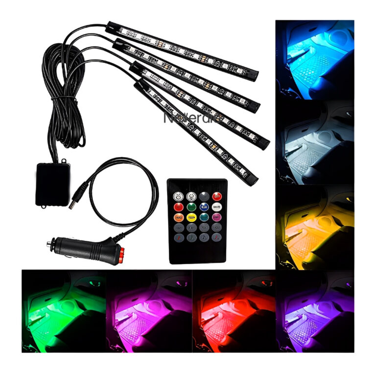 Led Neon Rgb Luz Interno C/controle Acessórios Ca