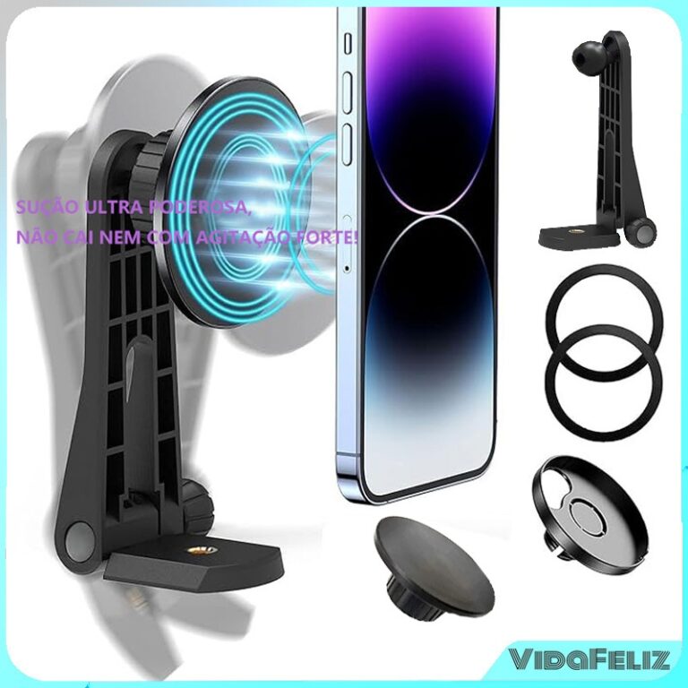 Magnetic phone holder, phone tripod, ring – 