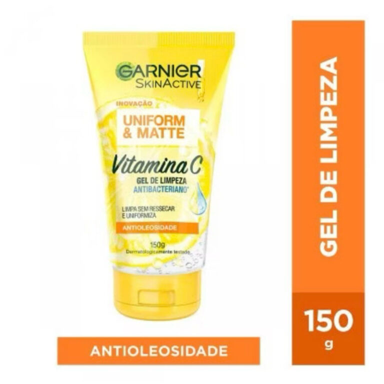Gel de Limpeza Facial Garnier Vitamina C 150g Anti