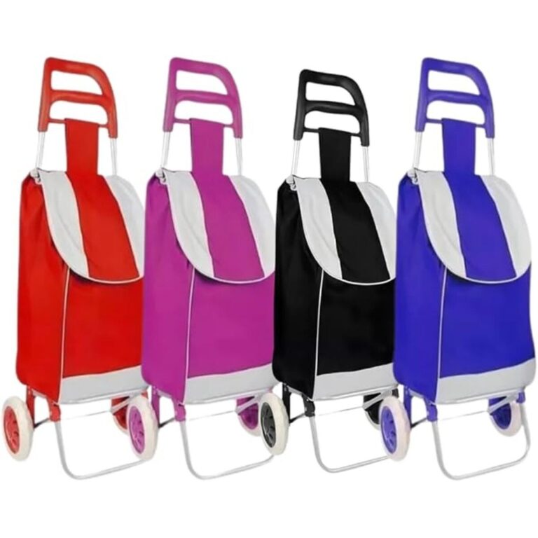 Carrinho De Compras Bag Dobrável C/ Rodas Suporta