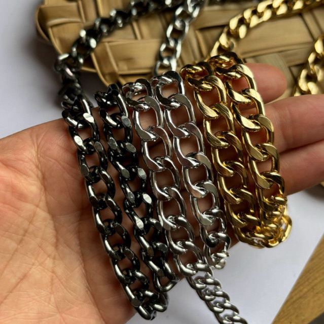 Corrente Premium Lixada para Alça de Bolsa Medida