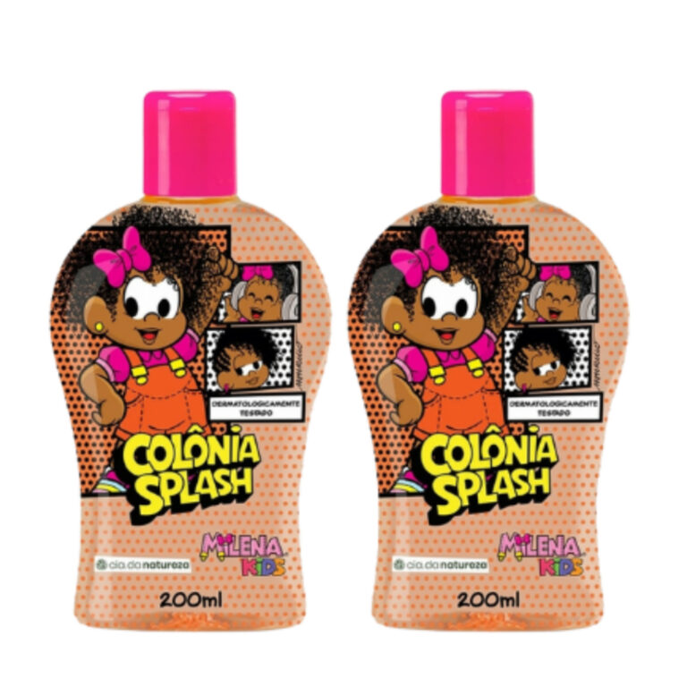 Kit 2 Colônia Splash Milena 200Ml