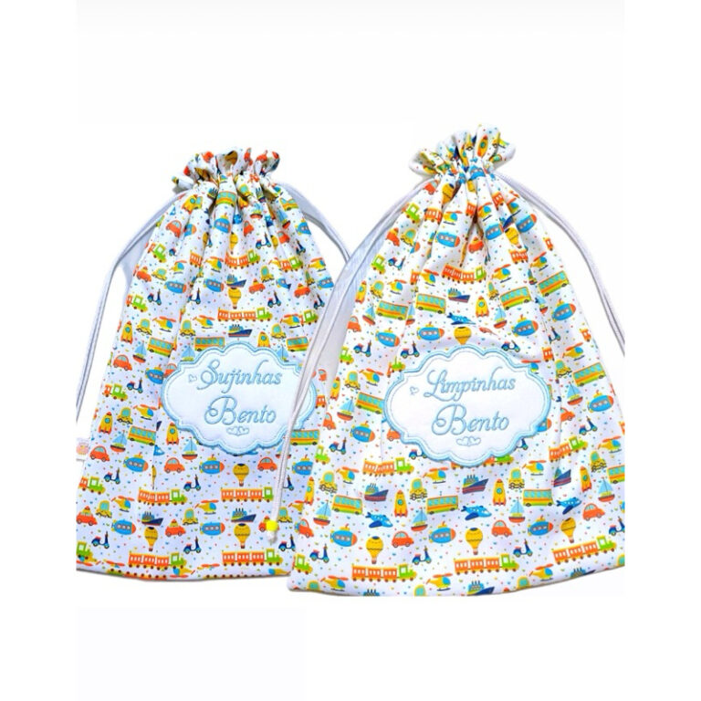 Saco de Roupa Limpa ou Suja Personalizado com Nome